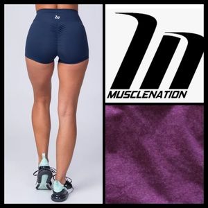 NWOT Muscle Nation Signature Scrunch Booty Shorts